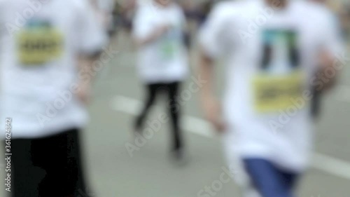 Wallpaper Mural Vancouver Sun Fun Run participants Torontodigital.ca