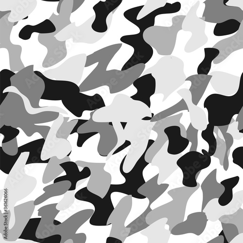 Seamless pattern for camouflage. Abstract texture for fabric - clothing for the army, hunters, huntsmen. Camouflage to create stealth.