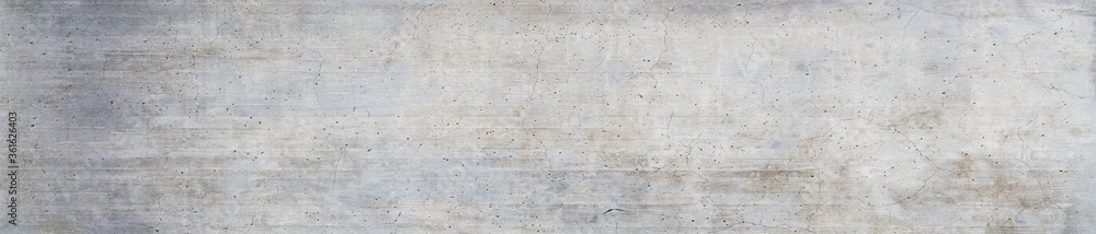 Panorama of a grungy concrete wall as background or texture - obrazy, fototapety, plakaty 