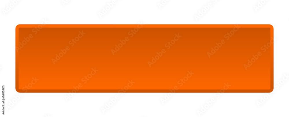 blank button. blank square orange push button blank button. blank square orange push button