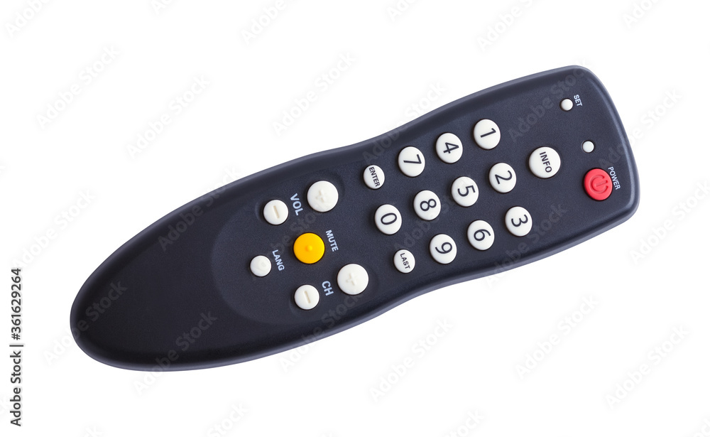 TV Remote Top View TV Remote Top View