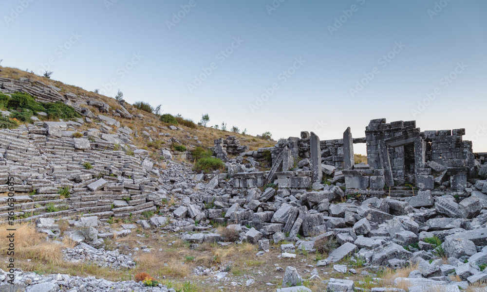 Sagalassos Ancient City, Burdur / Turkey . It is located in Southwest Turkey, more than one hundred kilometers north of the coastal city of Antalya, part of province of Burdur.