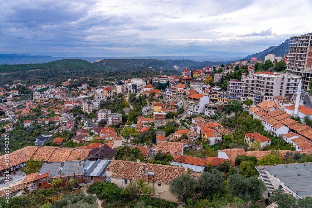 Obraz premium The Beautiful Town of Kruje in Albania