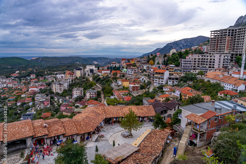 The Beautiful Town of Kruje in Albania