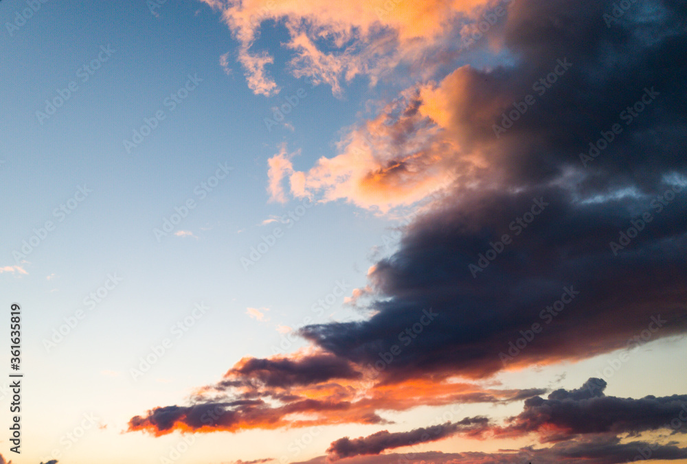 Obraz premium sunset in the clouds