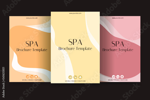 Artistic trendy pastel smooth templates. Good for cover, invitation, banner, placard, brochure, poster, card, flyer and other. Vector illustration