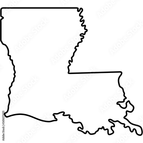 Canvas Print Louisiana State