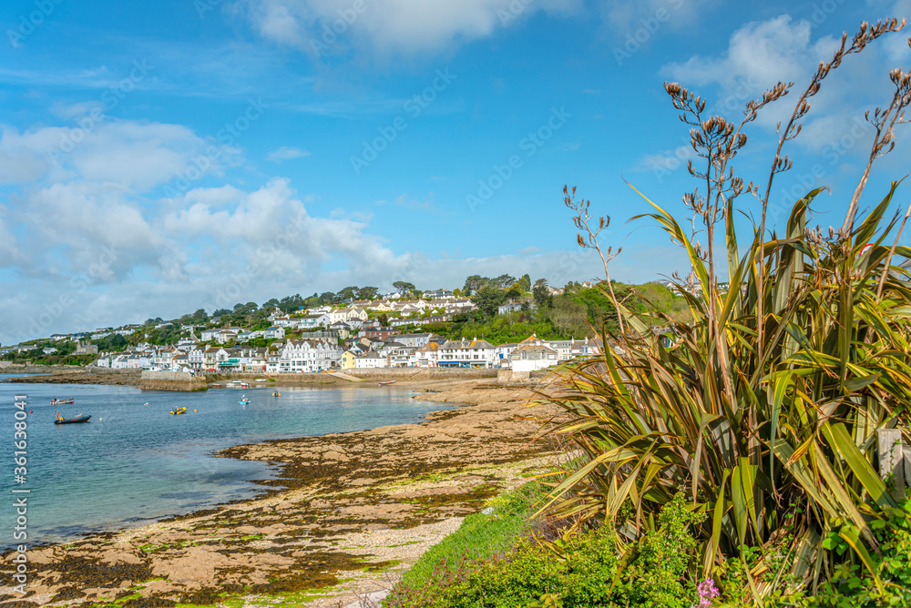 Malerische Kueste bei St.Mawes, Cornwall, England, UK Malerische Kueste bei St.Mawes, Cornwall, England, UK