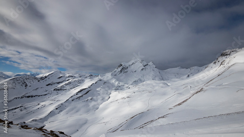Idyllische Winterlandschaft in Grindelwald - First, Schweiz