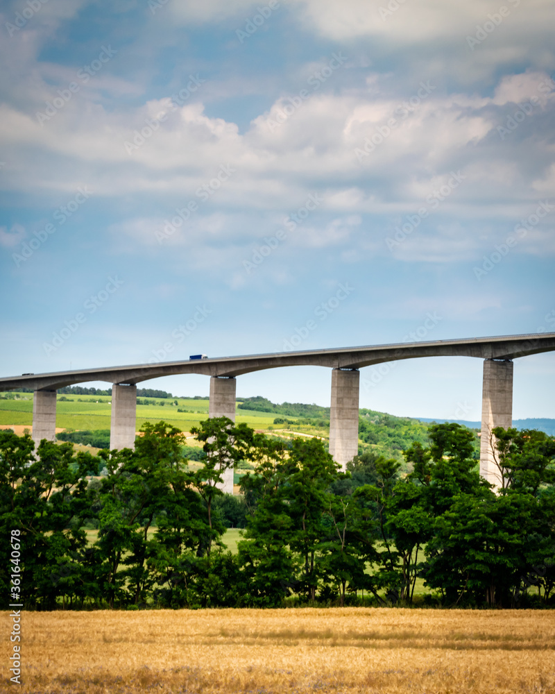 Viaduct crossing the hungarian countryside near Koroshegy Viaduct crossing the hungarian countryside near Koroshegy