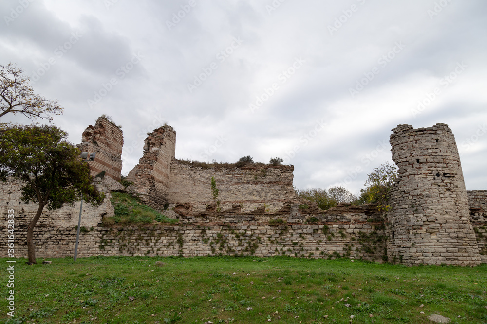 View of Yedikule Fortress in Istanbul, Turkey View of Yedikule Fortress in Istanbul, Turkey