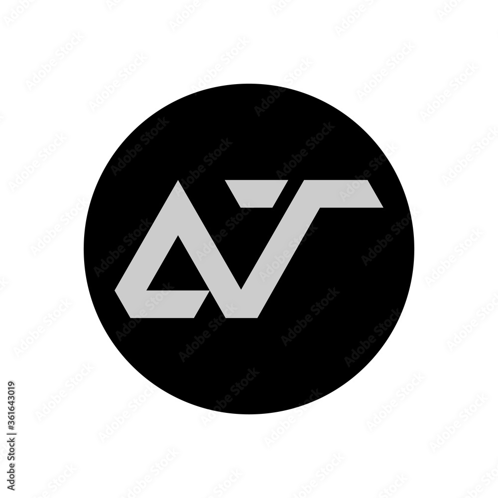 AT Letter Logo Design With Simple style AT Letter Logo Design With Simple style