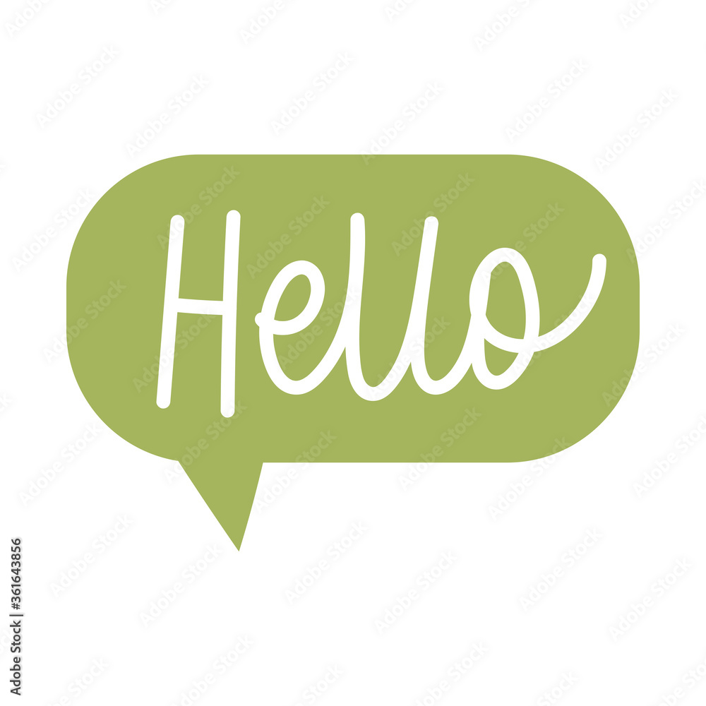 hello speech bubble comic talk isolated icon design hello speech bubble comic talk isolated icon design