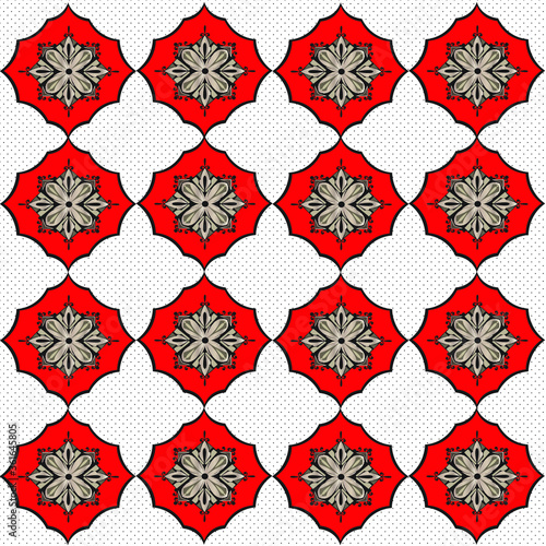 seamless damask pattern