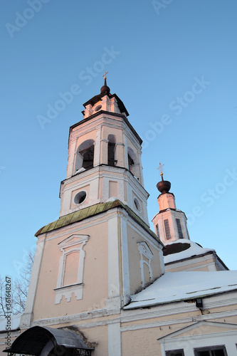 Tower of the church. Architecture of Vladimir city, Russia.