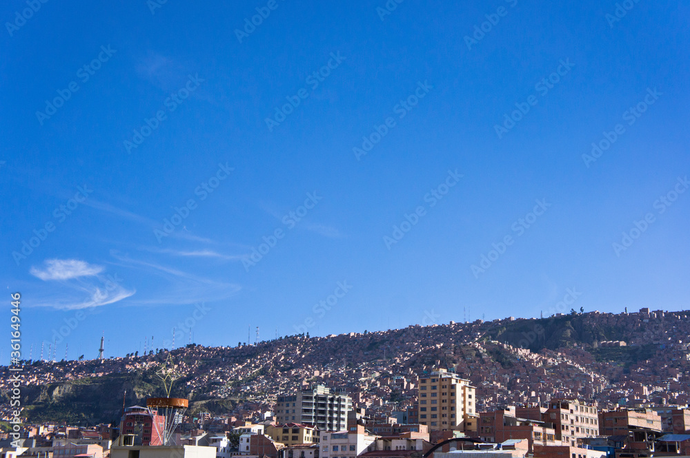 Fototapeta premium La Paz, Bolivia, South America