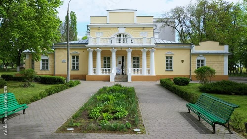 Hunting Lodge is town mansion, former summer residence of Count N.P. Rumyantsev, architectural monument of first half of XIX century. Museum of the history of the city of Gomel
 photo