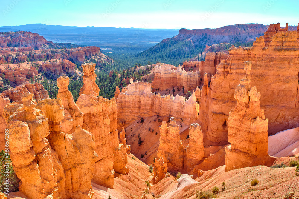 Amazing landscape view of Bryce Canyon National Park Amazing landscape view of Bryce Canyon National Park