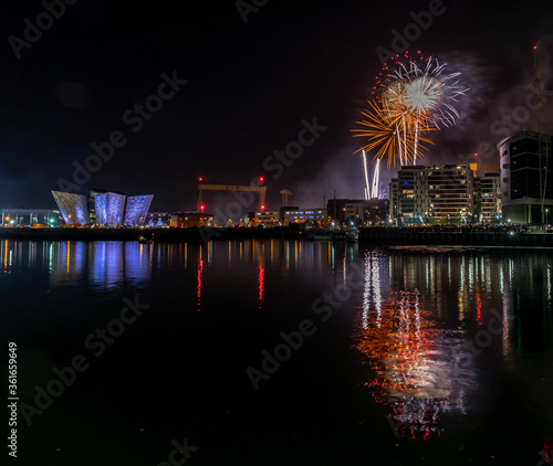 fireworks over the city © Roaming Eye