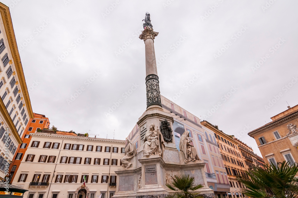 Column of the Immaculate Conception, Rome Stock Photo Adobe Stock