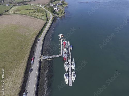 Wallpaper Mural boat on the river Torontodigital.ca