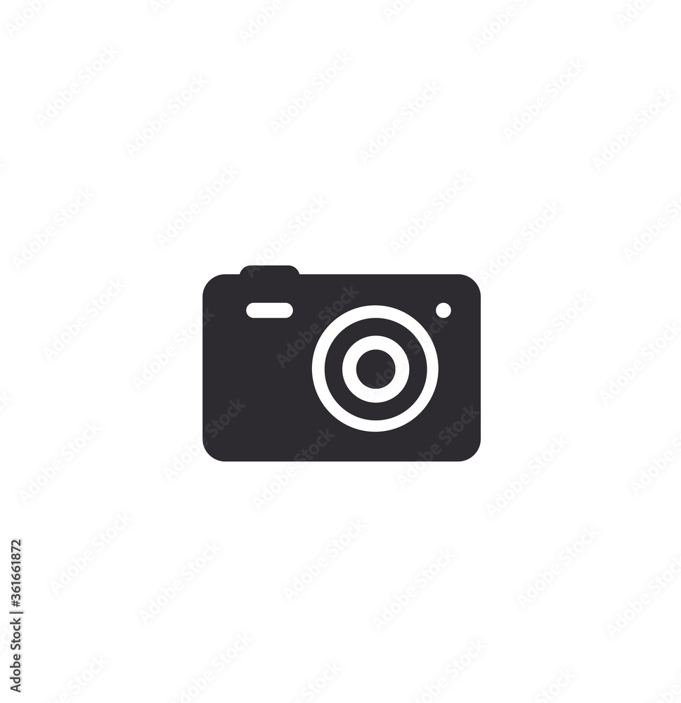 Camera vector icon. Photo Camera. Screenshot icon. Сamera equipment. Photography symbol. Photo allowed. Snapshot icon.