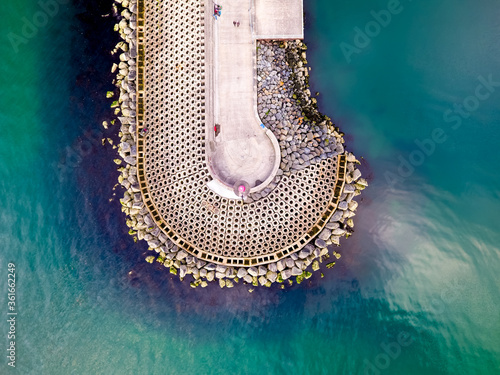 Wallpaper Mural Harbour, Ariel shot  Torontodigital.ca