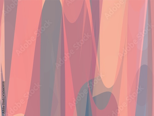 Beautiful of Colorful Art Red, Pink, Purple Orange and Blue, Abstract Modern Shape. Image for Background or Wallpaper