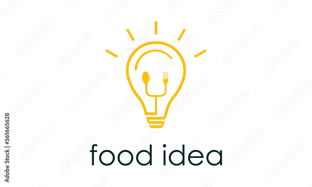 Food Idea Icon Logo Design Element Food Idea Icon Logo Design Element