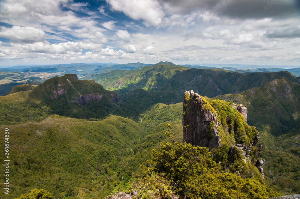 Fototapeta premium Pinnacles mountain in Coromandel peninsula, New Zealand