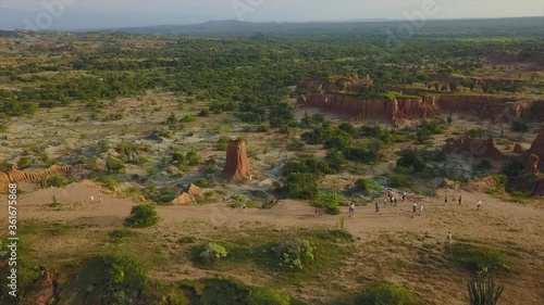 Desierto de la tatacoa drone photo