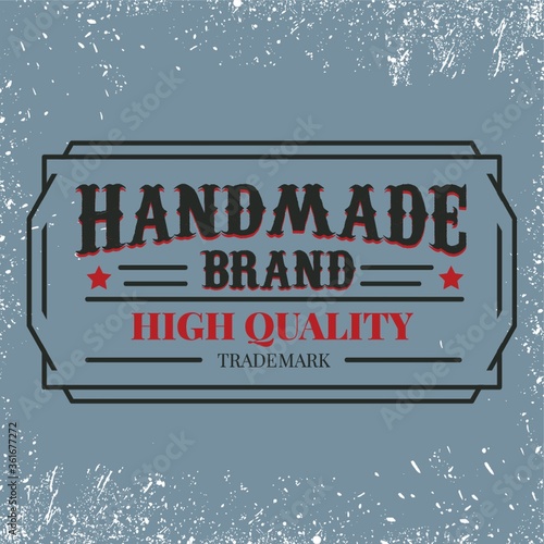Handmade brand design