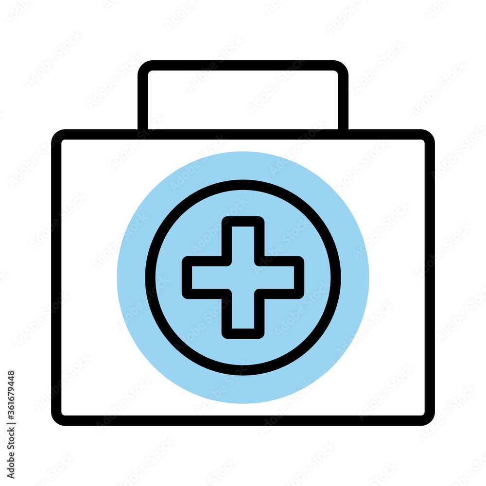 medicine drug kit line style icon medicine drug kit line style icon