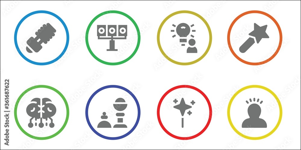 imagination icon set imagination icon set