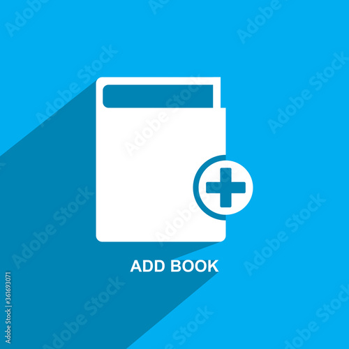 add book icon, medical icon vector