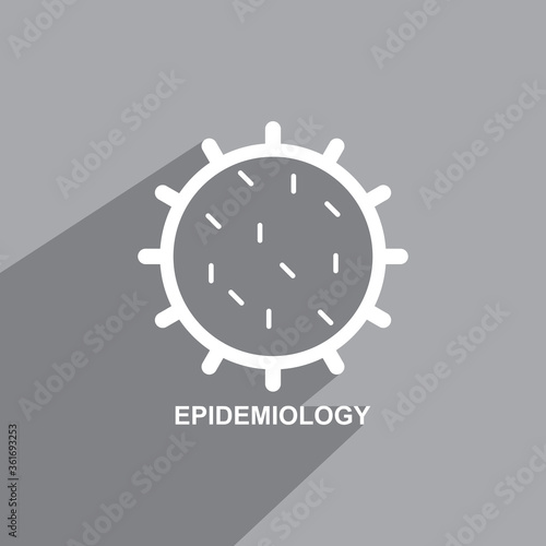 epidemiology icon, medical icon vector