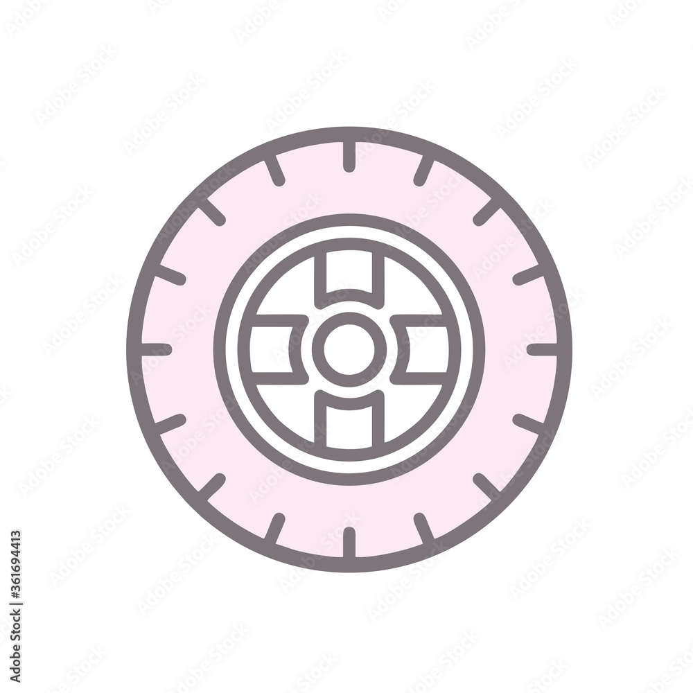 Tire icon vector templates Tire icon vector templates