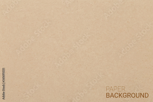 Brown paper background. Empty cardboard texture. Craft sheet