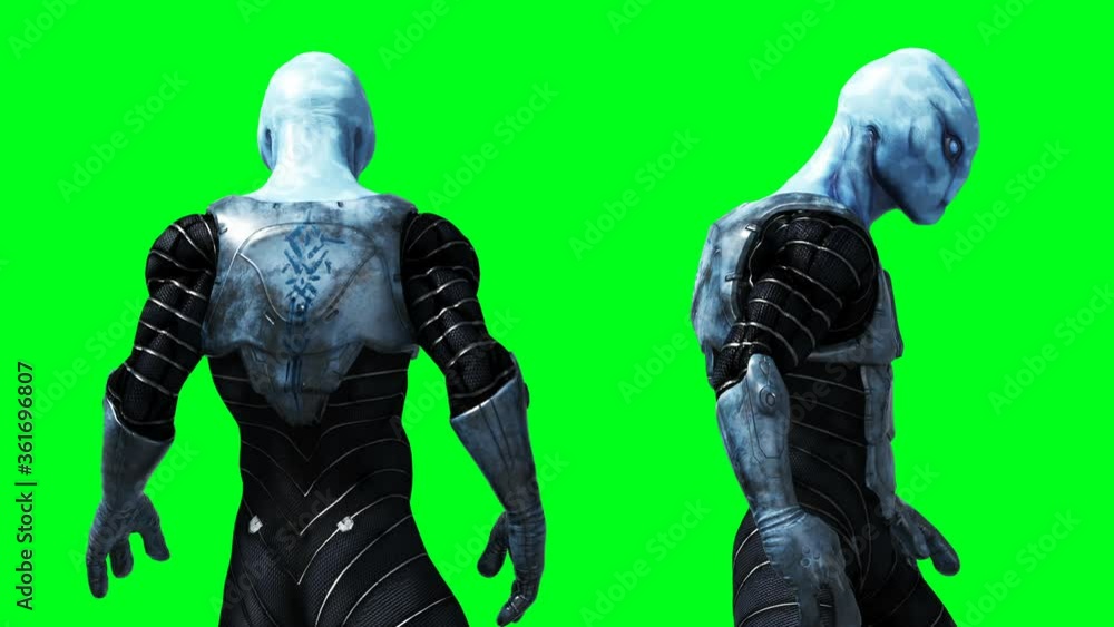 Military alien animation. Phisical, motion blur. Realistic 4k green screen animation. Military alien animation. Phisical, motion blur. Realistic 4k green screen animation.