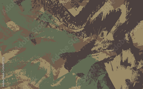 Camouflage background - Vector illustration