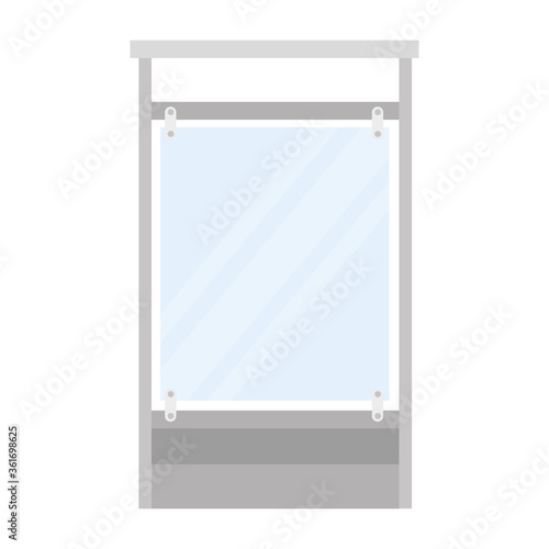 barrier glass protection isolated icon vector illustration design