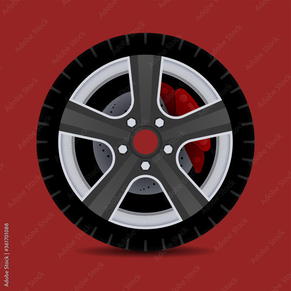 Sports car rim. car tyre collection isolated graphic design for modern transportation car. Sports car rim. car tyre collection isolated graphic design for modern transportation car.