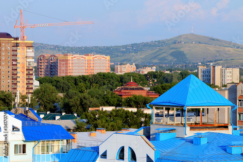 The city of Abakan. The capital of the Republic of Khakassia. August 2018. photo