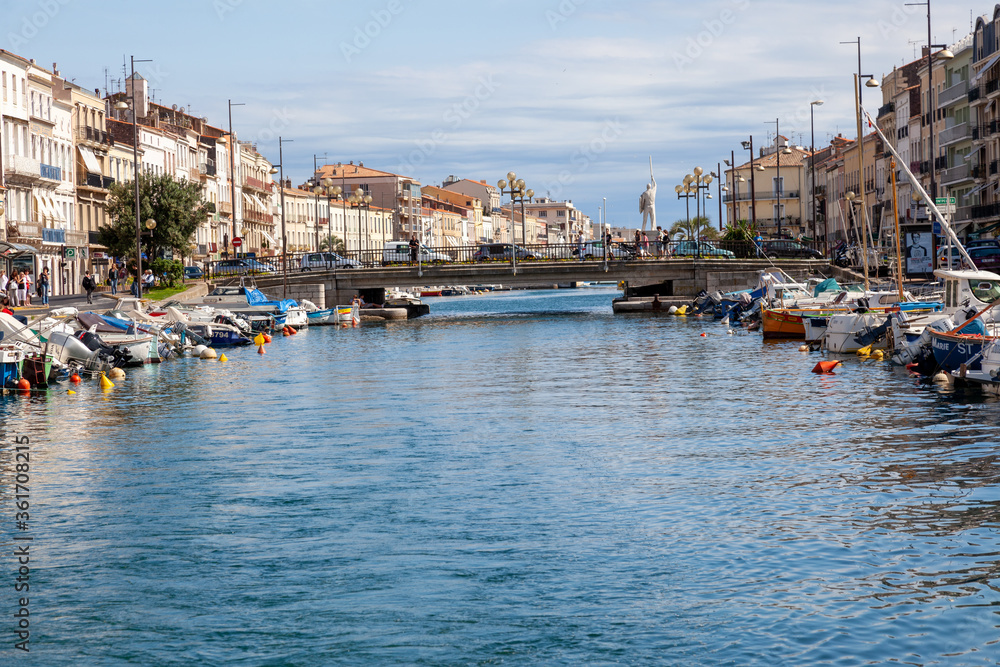 Sete town in France