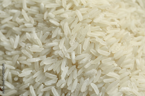 Heap of rice as background
