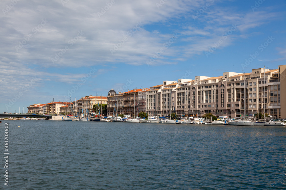 Sete town in France