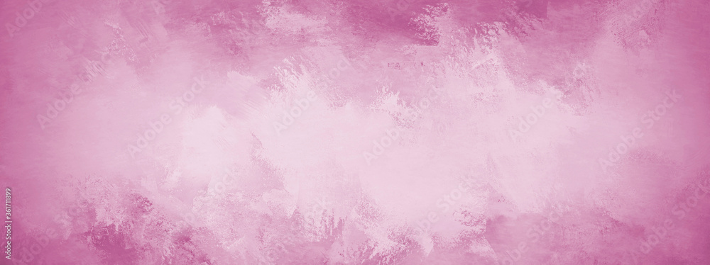 Pink watercolor grunge background. Elegant banner design