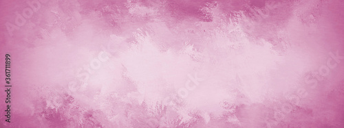Pink watercolor grunge background. Elegant banner design