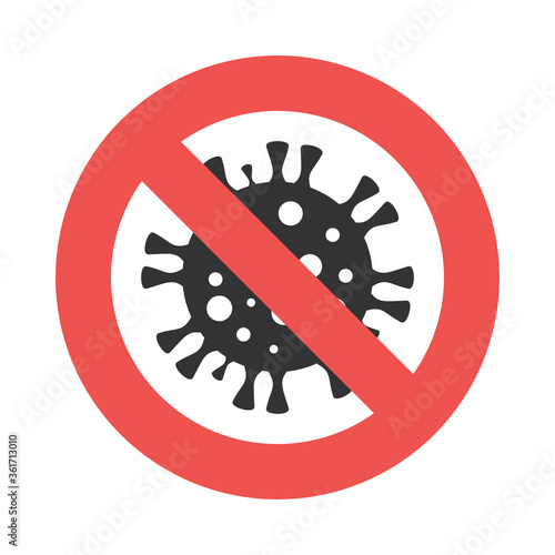 Stop the Spread of G4 Virus New Swine Flu with Pandemic Potential Icon, Sign or Clipart for Infographic and Social Media post. Vector Illustration of a G4 Virus. Can be used for digital & print