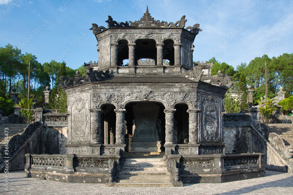 Mausoleum of Emperor Khai Dinh. Hue, Vietnam. Mausoleum of Emperor Khai Dinh. Hue, Vietnam.